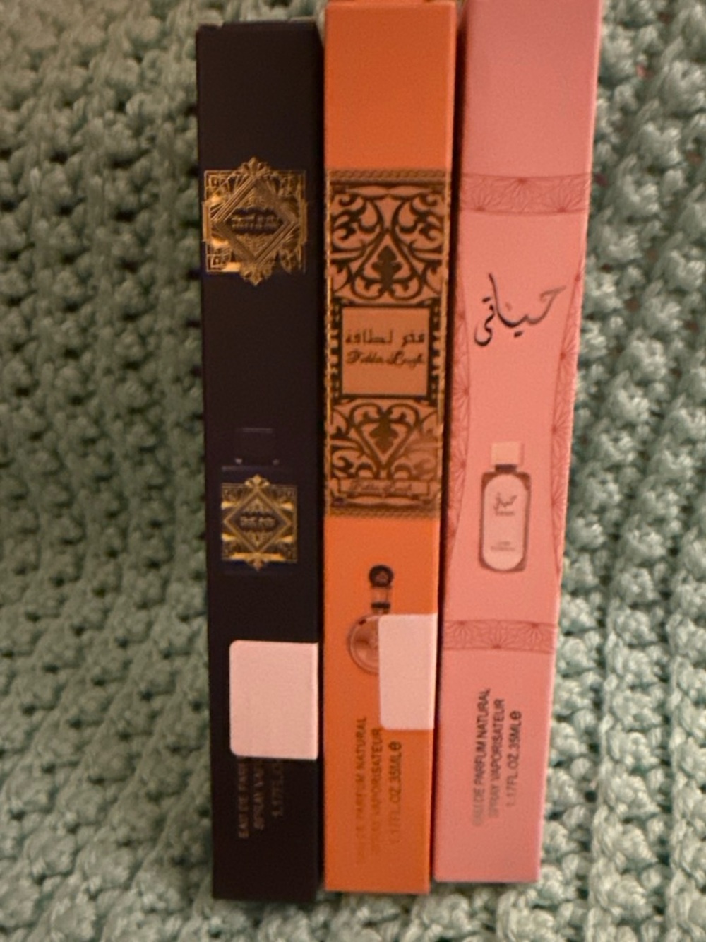 Luxury Floral Perfume Oil Trio - Pink, Orange, Black